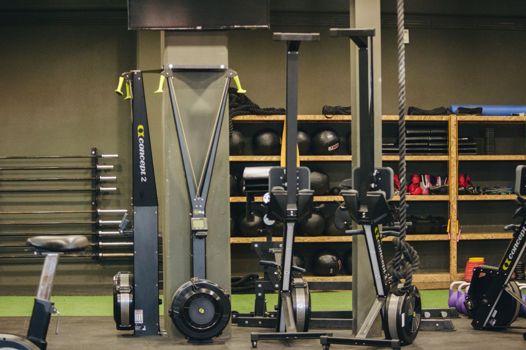 Modern gym interior